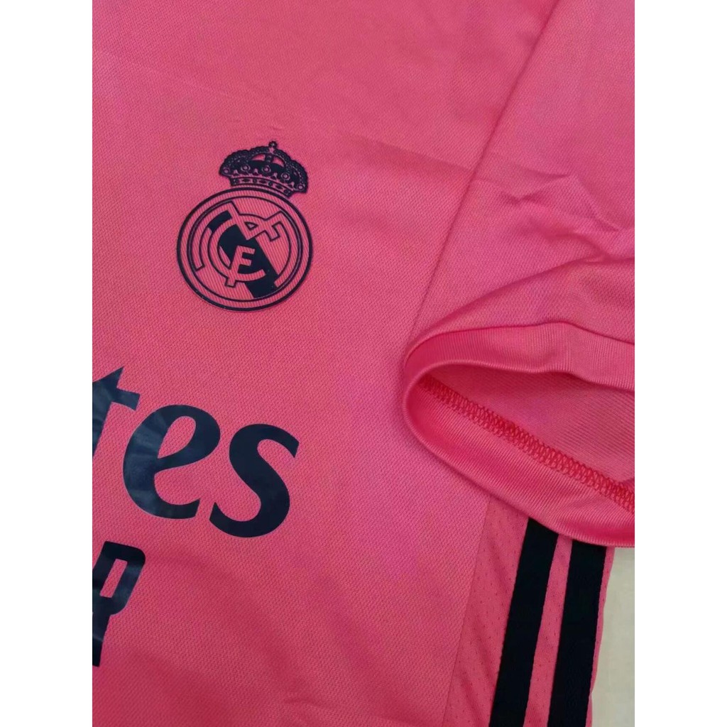 Áo Thun 20 / 21 Real Madrid Jersey 2020 21 Màu Trắng / Hồng