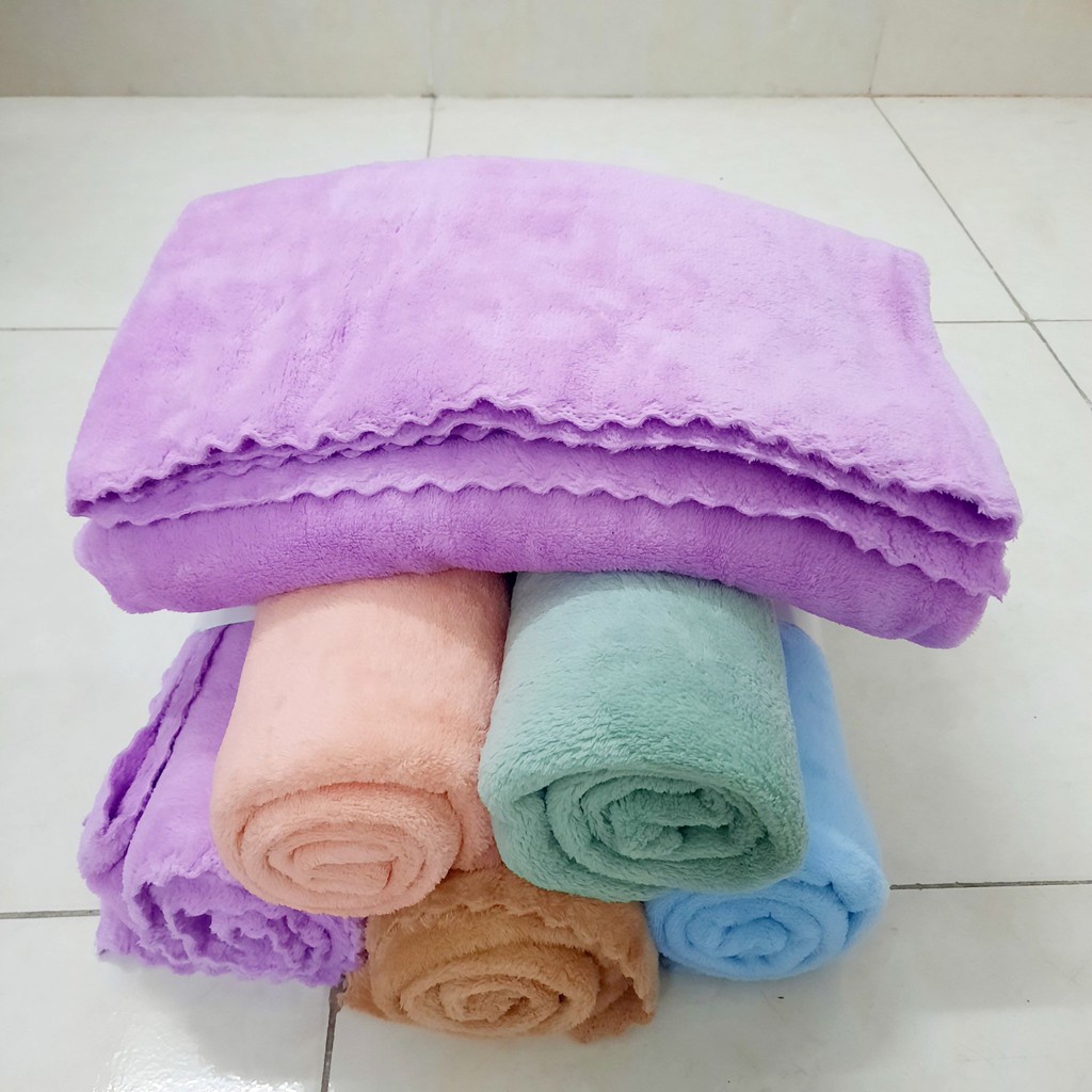 Khăn Tắm Xuất Hàn 70x140cm - Khăn Tắm Lông Cừu Mềm Mịn Thấm Nước