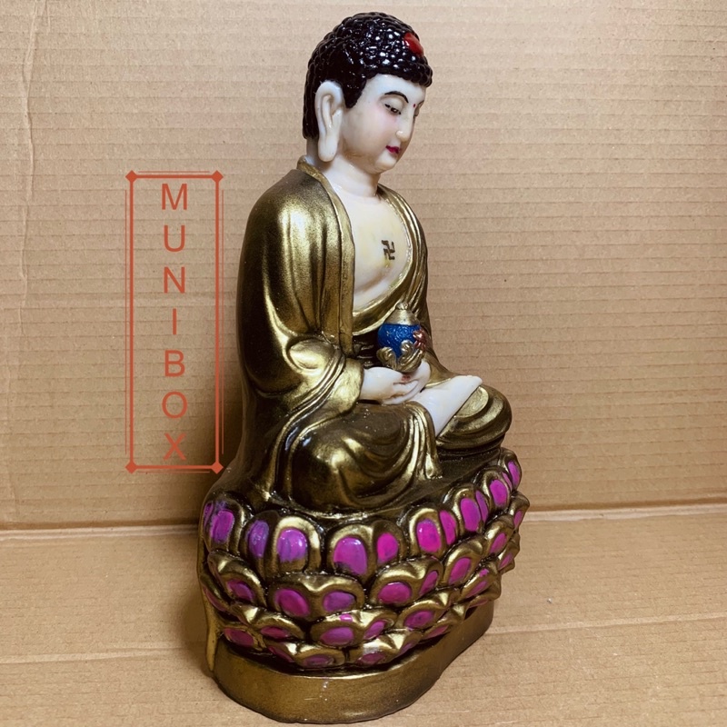 Tượng Phật Dược Sư Lưu Ly Quang Vương Như Lai ngồi 25cm