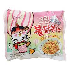 Lốc 5 gói mì gà cay cream carbonara Samyang Hàn Quốc 140g