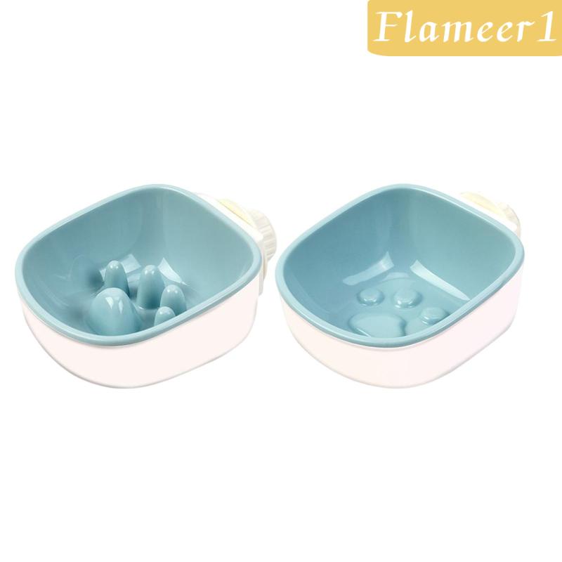 [Flameameer1] Bát Đựng Thức Ăn / Nước Uống Treo Lồng Cho Thú Cưng Chim Chó Mèo Guinea