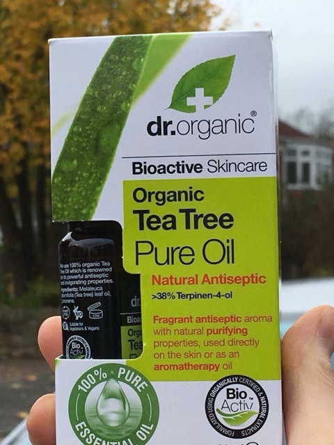 (Gom_order) Tinh dầu tràm trà Tea Tree Oil Dr Organic