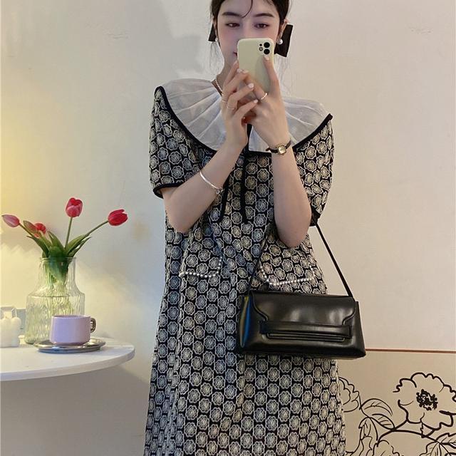 Xiaoxiang Đầm Thêu Hạt Cao Cấp Thời Trang Mùa Hè Dành Cho Nữ