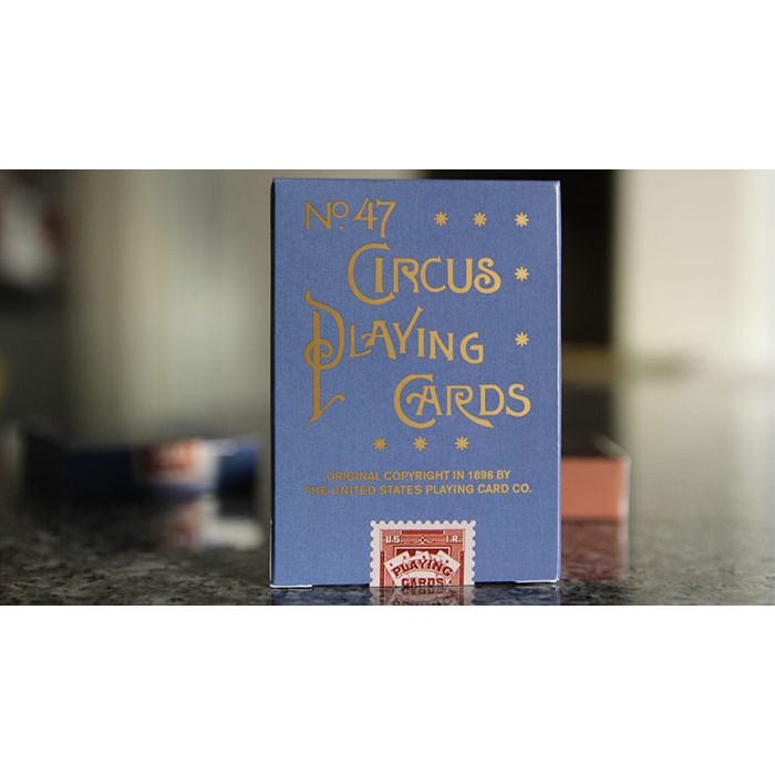 Bài tây ảo thuật chính hãng từ Mỹ: Circus No. 47 (Blue) Playing Cards