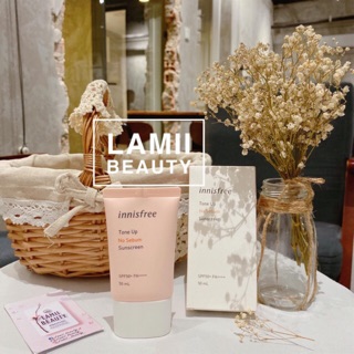 kem chống nắng INNISFREE TONE UP NO SEBUM SUNSCREEN SPF50+ PA++++