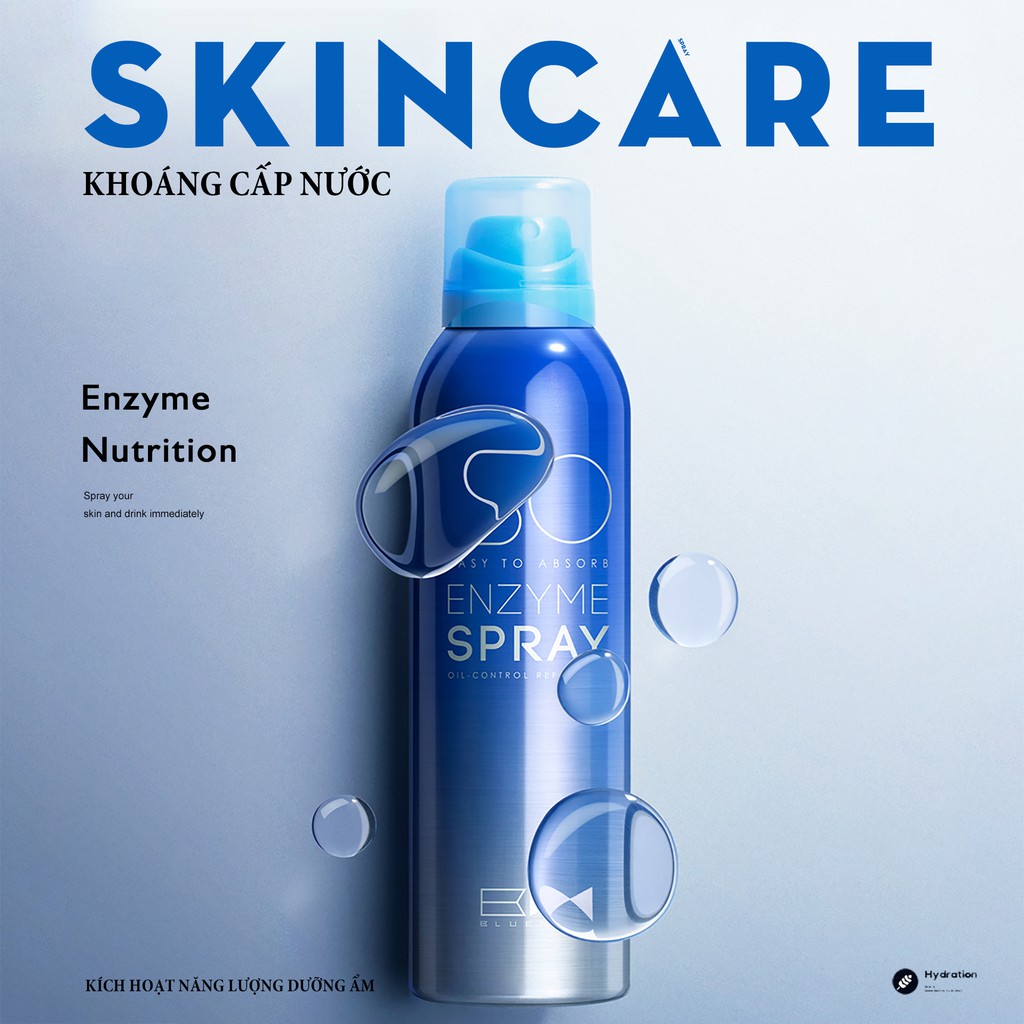 Xịt Khoáng Dưỡng Ẩm BLUEMAN Kiểm Soát Dầu 150ml ZL19 | BigBuy360 - bigbuy360.vn