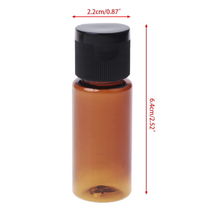 Chai Rỗng 15ml Nắp Lật Dùng Để Đựng Dầu Trang Điểm Khi Đi Du Lịch