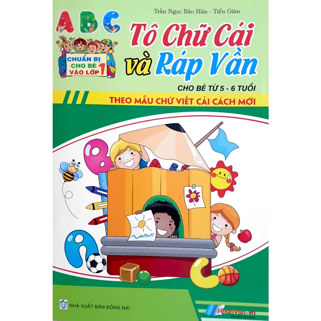 Sách - Tập Tô Chữ cho bé từ 5-6 tuổi (Combo 5 quyển)