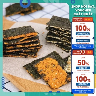 |Hũ 160G| Snack rong biển kẹp - Giòn tan, ăn vặt siêu ghiền