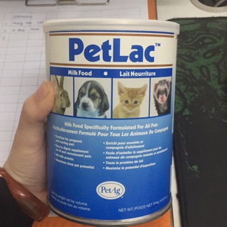 Sữa bột cho chó mèo Petlac 350gr