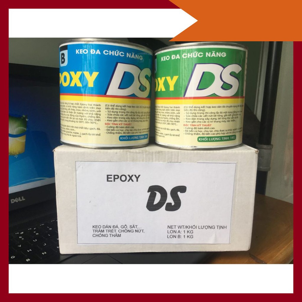 Bộ 10 KG- Keo ab Epoxy 2 Thành Phần Dán Đá, Gỗ, Sắt, Nhựa, Sửa Chữa Bê Tông Bộ