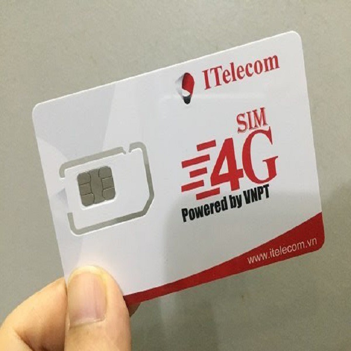 SIM 4G ITELECOM SỬ DỤNG SÓNG VINA V77 77K THÁNG 90GB - SIM ITELECOM CHUẨN 4G