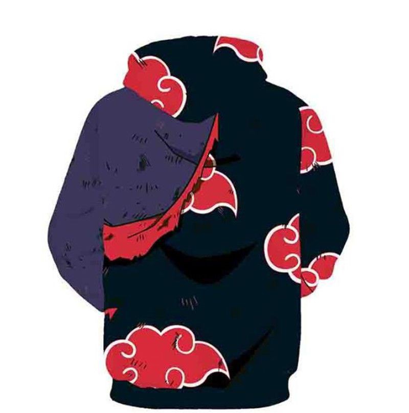 Áo khoác hoodie thiết kế hình Naruto Akatsuki Itachi | BigBuy360 - bigbuy360.vn