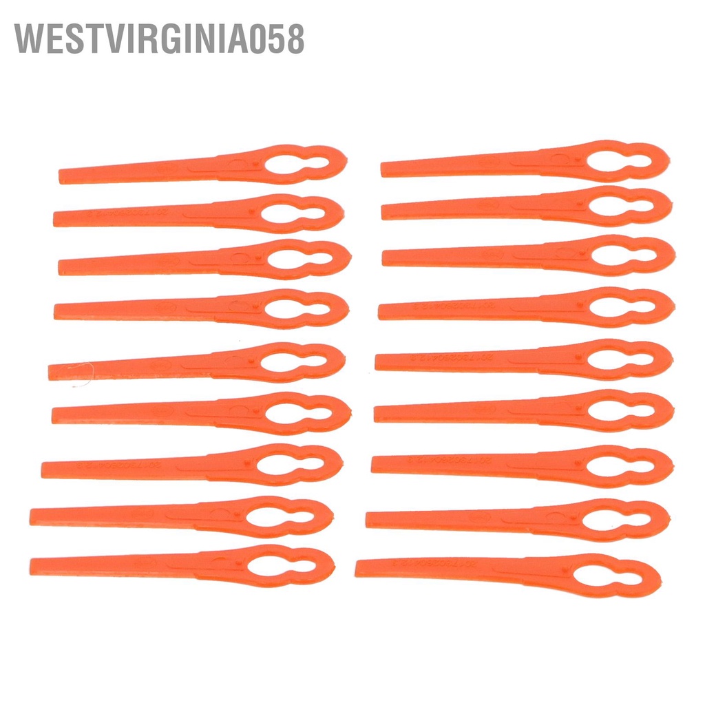 Westvirginia058 100 cái Dao cắt bằng nhựa Lưỡi Máy cỏ Dụng cụ Thay thế Phụ kiện tỉa trong vườn