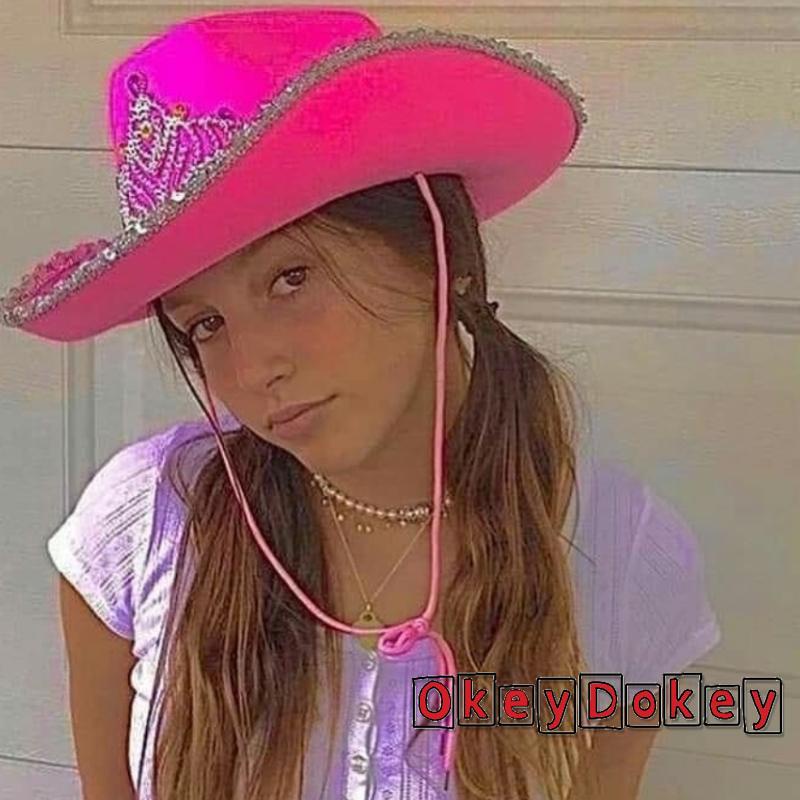 Mũ cao bồi dễ thương nhiều màu sắc thời trang dành cho nữ