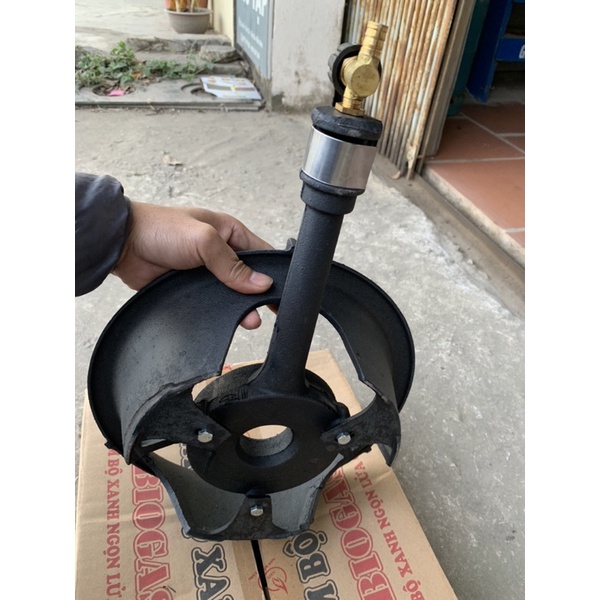Bếp gas đơn bioga NAM BỘ XANH , Bếp đơn khí sinh học , bếp bằng gang đúc , bền đẹp chắc chắn
