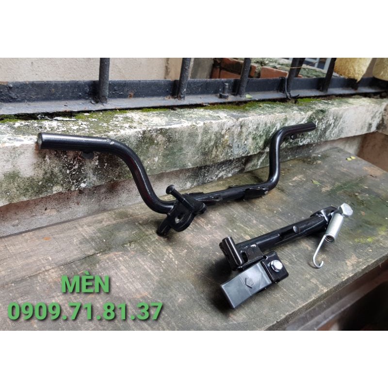 GÁC MÁY XE CUB - KÈM CHỐNG NGHIÊNG CAO SU