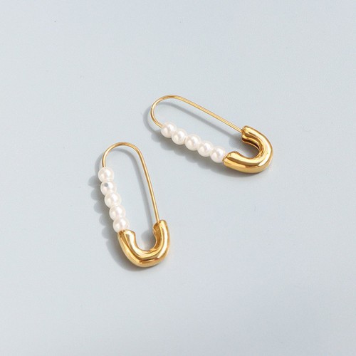 Bông Tai Nữ Hình Gim Băng Titan Ko Đen TT 3503