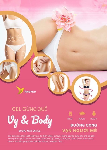 Gel Gừng Quế Vy & BODy