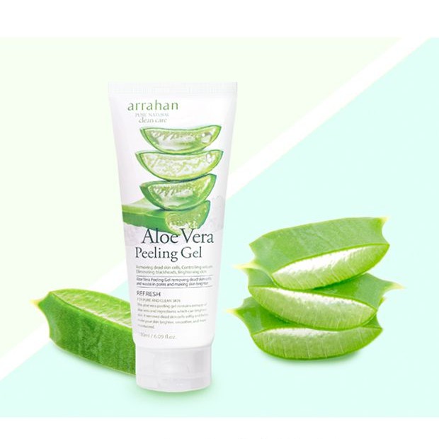 Tẩy Da Chết Nha Đam Arrahan Aloe Vera Peeling Gel 180ml