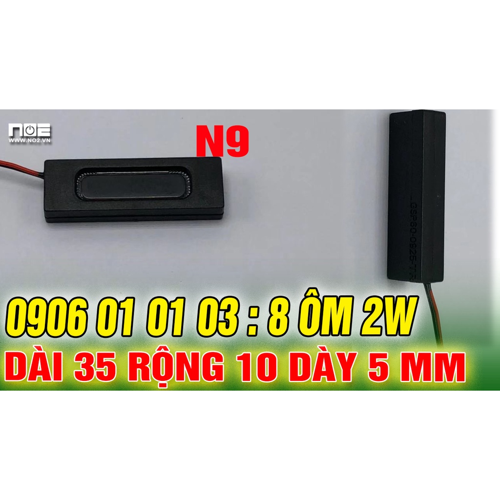Loa độ laptop N7A,LOA Hình chữ nhật, âm thanh siêu hay. dài 35 rộng 9 dày 4mm: giá 1 chiếc, hàng loại 1