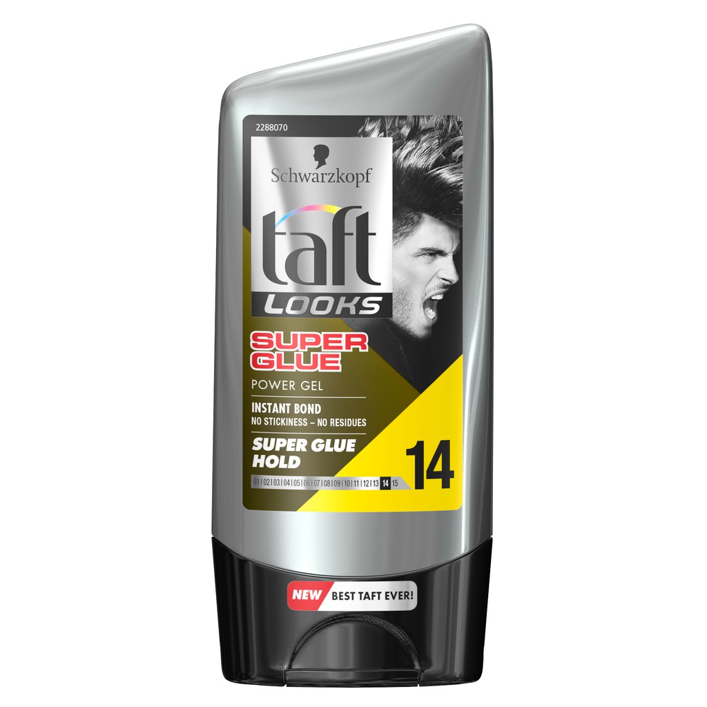 Gel Giữ Nếp Tóc Schwarzkopf Taft Super Glue Hold (150ml)