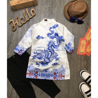 áo dài cách tân gấm