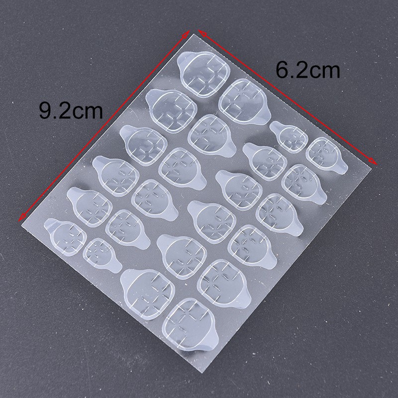 Keo dán móng  24 miếng silicon cao cấp siêu bền có thể tái sử dụng