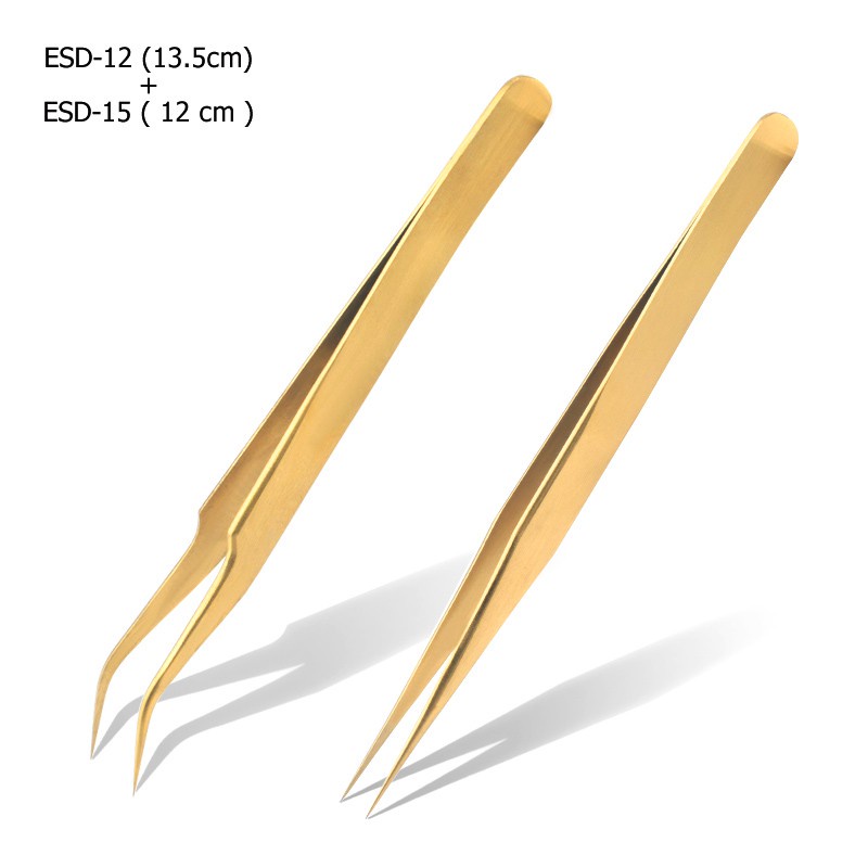 Nhíp Inox Chống Tĩnh Điện Chuyên Dụng Cho Gắn Mi Giả Chất Lượng Cao