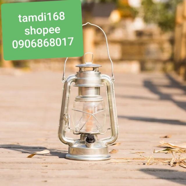 Đèn bão pin bóng led cao 25cm