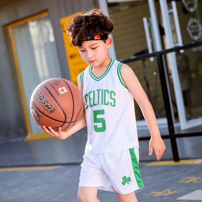 Combo 2 bộ đồ thể thao bóng rổ cho bé trai 12-30kg vải thun mè co giãn thoáng mát -LOSI BRCDTR