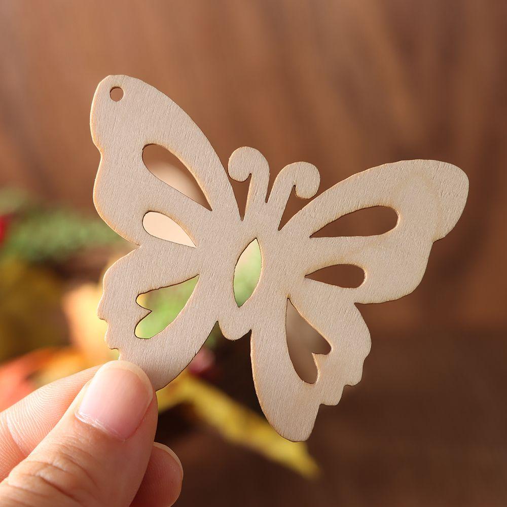 LANSEL Set 10 Thẻ Treo Trang Trí Sổ Tay DIY Hình Trứng Phục Sinh Chưa Hoàn Thiện