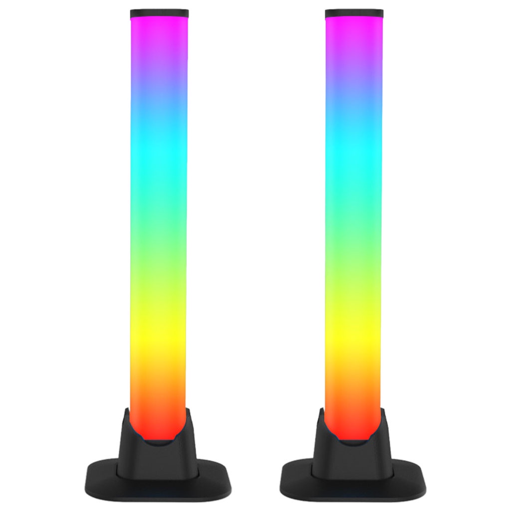 Thanh đèn LED RGB nhiều màu tạo không khí bằng nhôm có hẹn giờ cho TV phòng PC chơi game