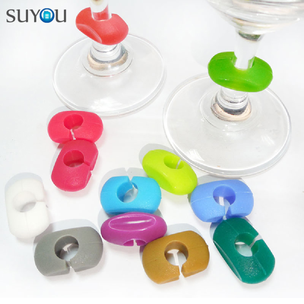 Nút đánh dấu ly rượu chất liệu silicone