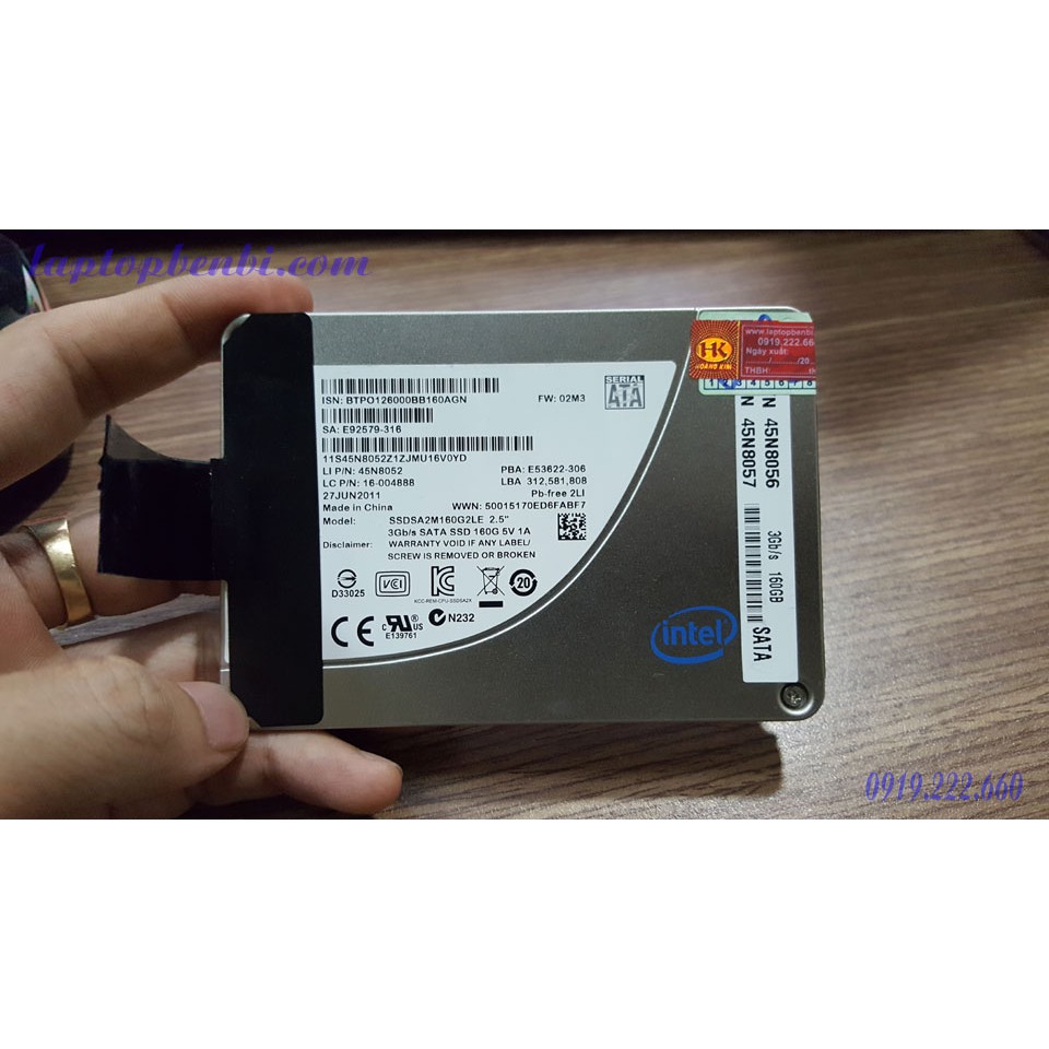 Ổ cứng laptop 160GB SSD Intel | ổ cứng laptop SSD 160GB intel | BigBuy360 - bigbuy360.vn