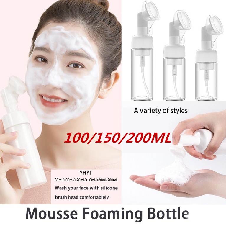 Bình Silicone Đựng Sữa Rửa Mặt Dạng Nhấn Tiện Dụng 100/150/200ML