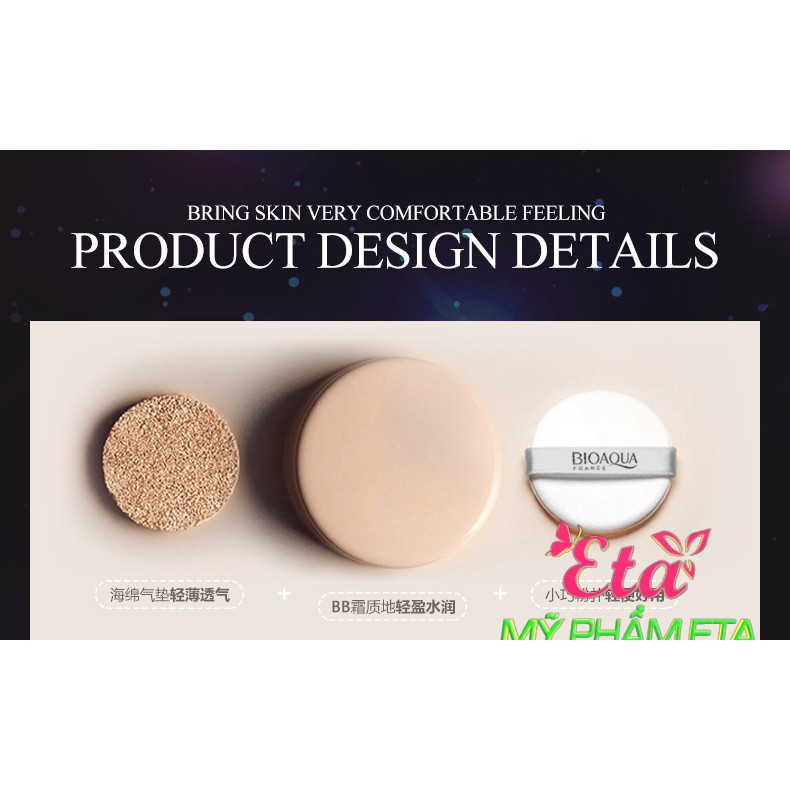 Phấn nước CUSHION BIOAQUA kiềm dầu trang điểm da hoàn hảo | BigBuy360 - bigbuy360.vn