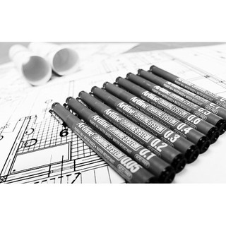 Bút vẽ kỹ thuật chuyên vẽ viết ký, chống thấm nước Artline