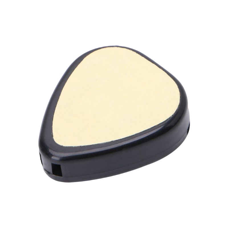 yoodada Portable Plastic Guitar Pick Plectrum Holder Case Box Acoustic Heart Shaped Guitar Parts