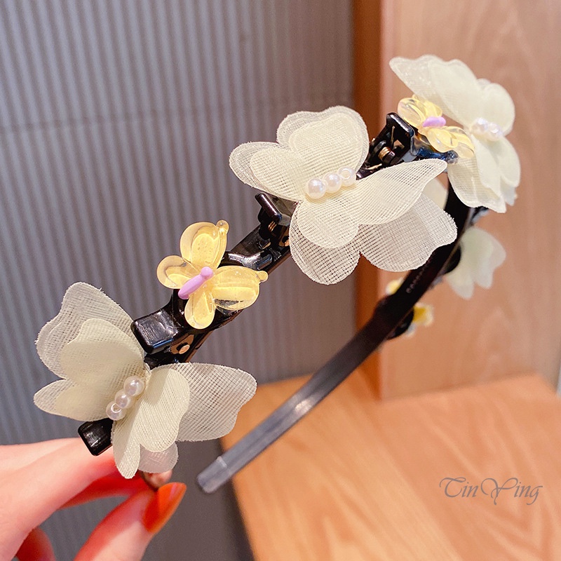 GETNOIVAS Dây Cột Tóc Mái Phong Cách Hàn Quốc Ngọt Ngào Dễ Thương Cho Bé Gái