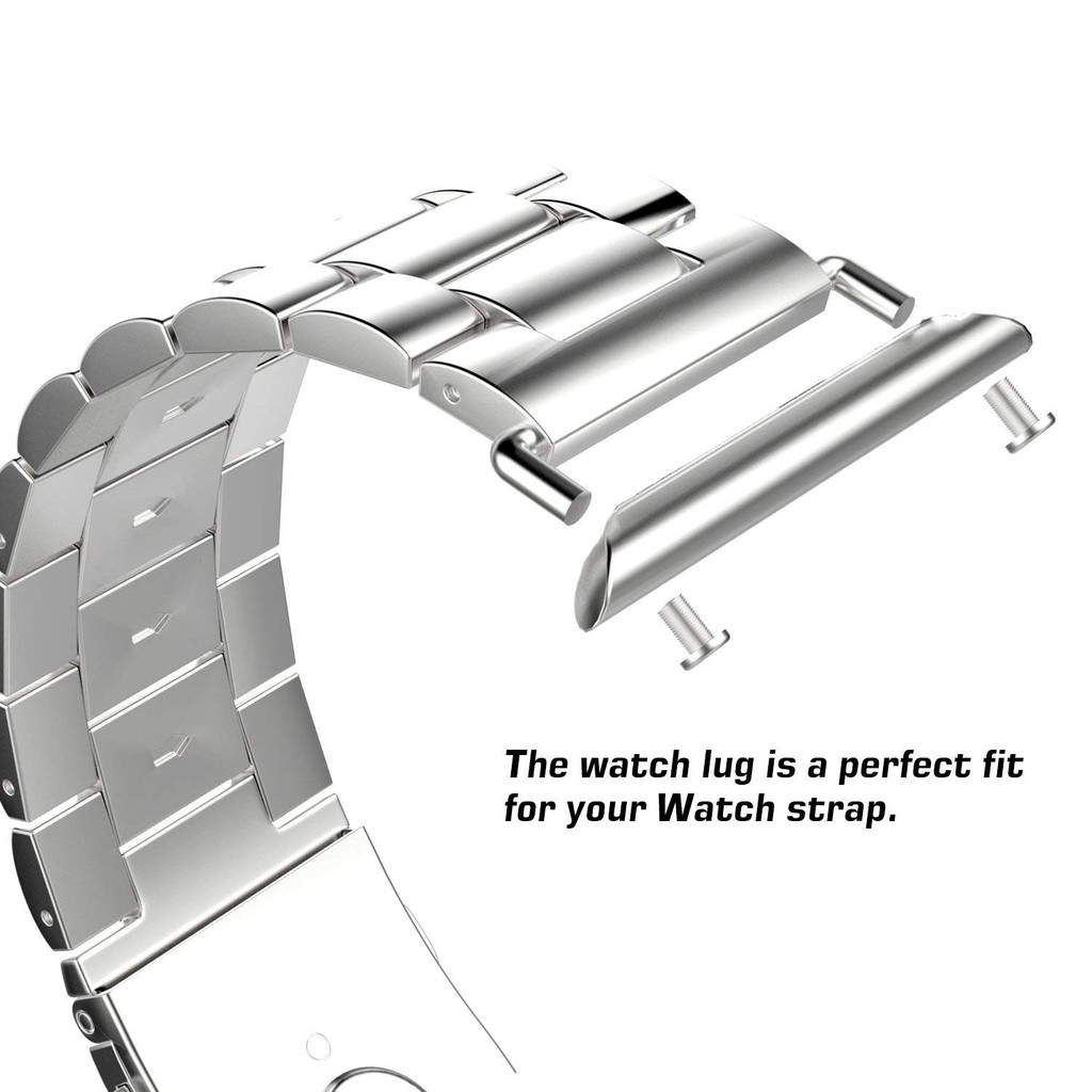 Dây đeo Apple Watch Adapter / Clasp / Connector Thép không gỉ cho iWatch series SE 6/5/4/3/2/1