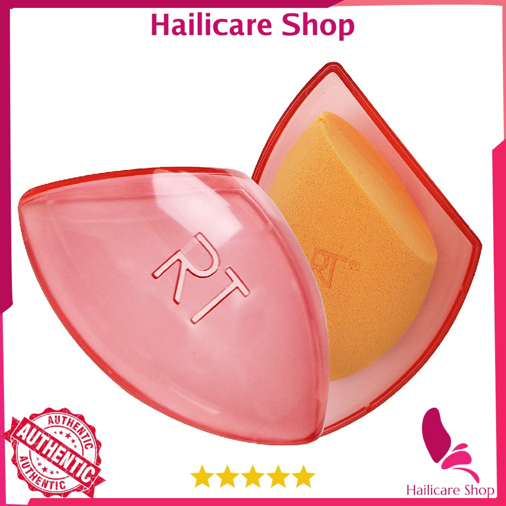 [Nhập Mỹ] Mút tán kem nền Real Techniques Miracle Complexion Sponge kèm Case đựng
