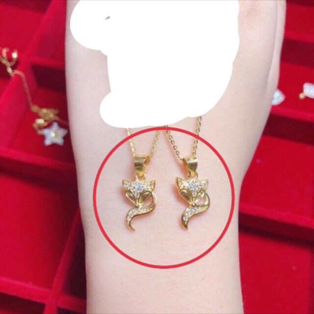 Mặt hồ ly 10k-gold