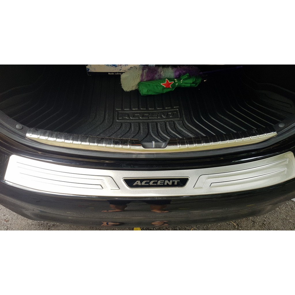 ỐP BẬC, ỐP CỐP CHỐNG TRẦY CHO ACCENT 2018 -2021 TITAN, INOX, CACBON