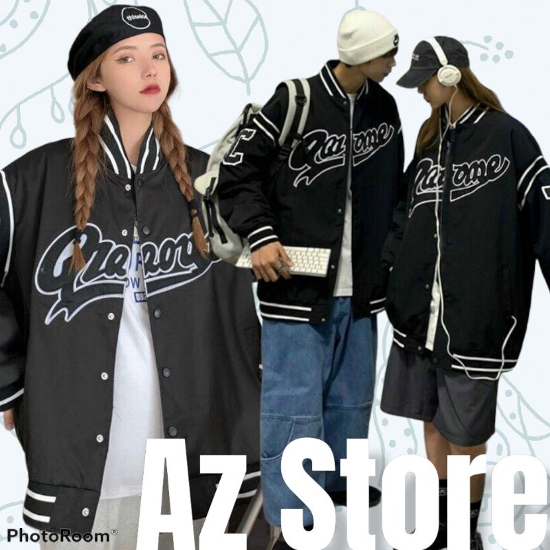 L006 (Mẫu mới ra)❤ Áo Khoác Dù Bomber 2 lớp Ulzzang kiểu dáng thể thao bóng chày Siêu Hot