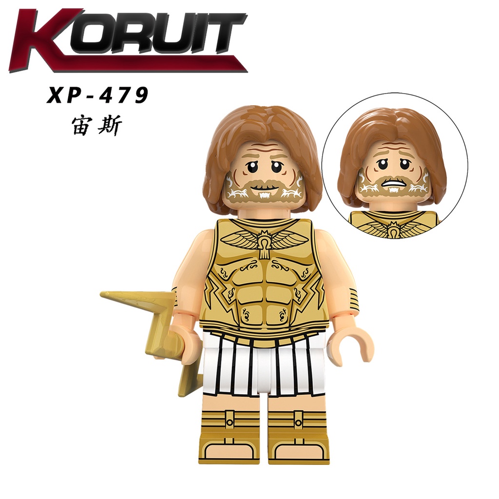 Minifigures Các Mẫu Nhân Vật Marvel Thor Love and Thunder Siêu Anh Hùng Zeus Jane Foster Korg K1062 - Đồ Chơi Lắp Ráp Mi