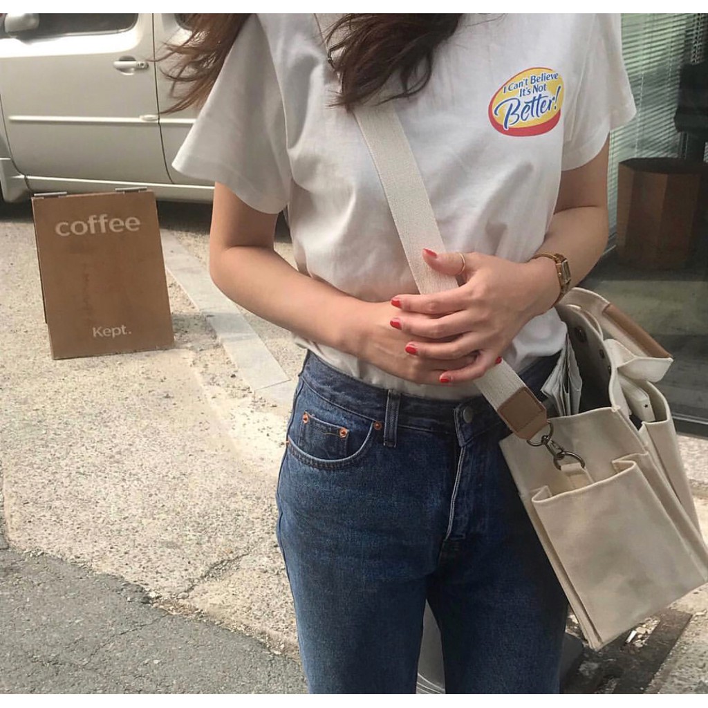 [ Có Sẵn/ Ảnh & Video Thật ] Túi Bố Xách & Đeo Chéo Chữ Nhật Square Canvas Bag - Độc Quyền Bởi Ouithebrand | BigBuy360 - bigbuy360.vn