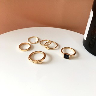 Set nhẫn 6 chiếc siêu xinh