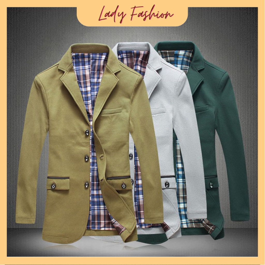 Áo khoác kaki nam Jacket viền túi – MS0029AK