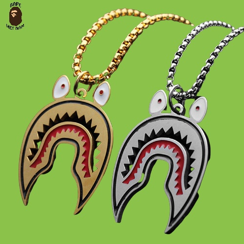 [Ảnh thật+ FREESHIP] Dây chuyền A Bathing Ape, Dây chuyền Bape Shark Hàng Siêu cấp Bape VN